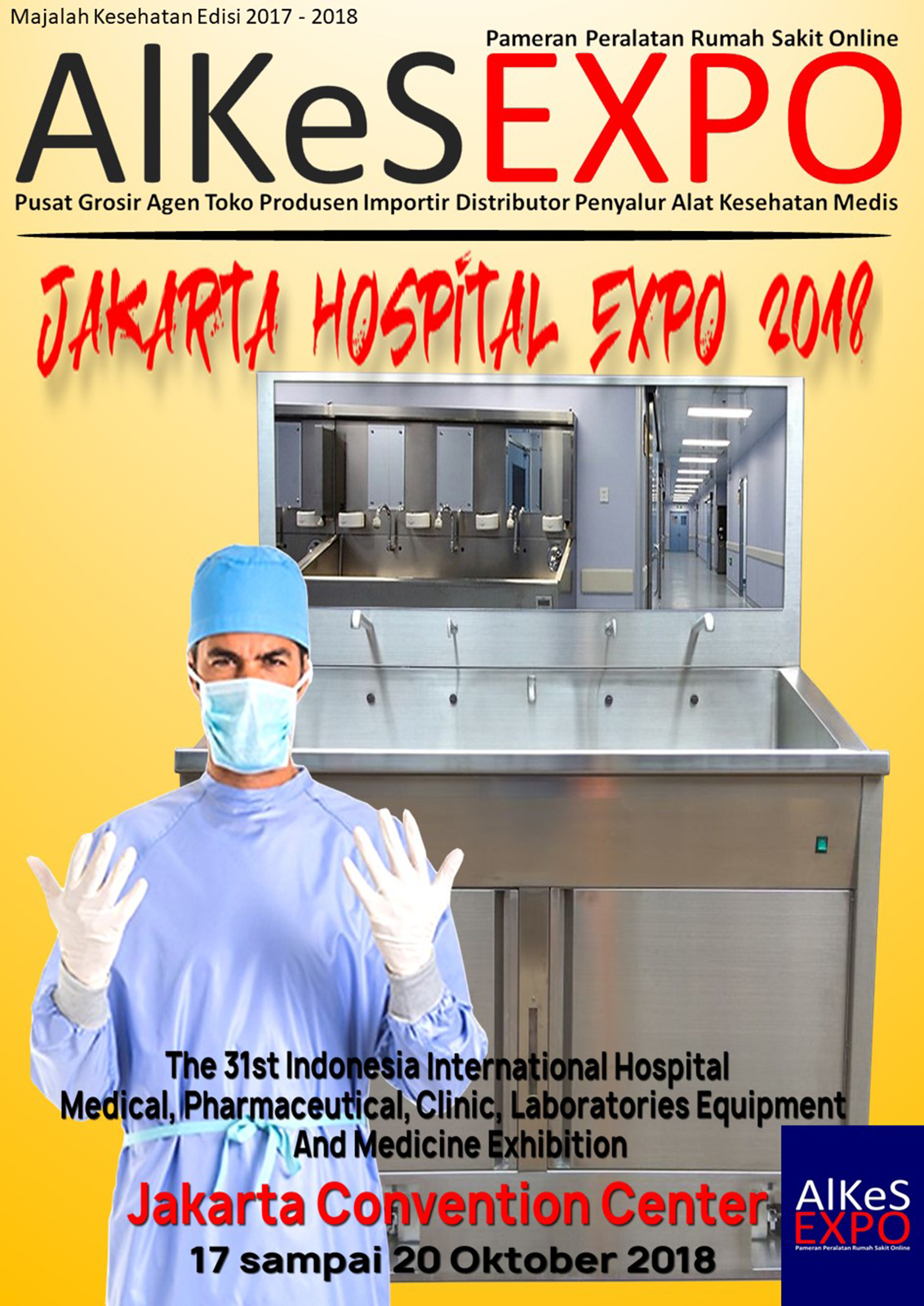Hospital Expo 2018 Jakarta - Pameran Alat Kesehatan Rumah Sakit Internasional Terbesar ALKeS EXPo