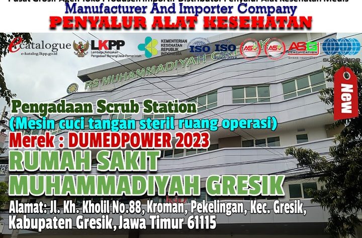 Scrub Station RS Muhammadiyah Gresik Jawa Timur 2023